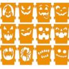 LESENE BUČE (15cm) 3 buce halloween motivi